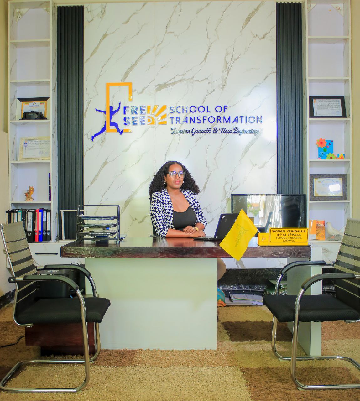School founder and CEO